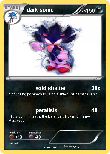 Pokemon dark sonic