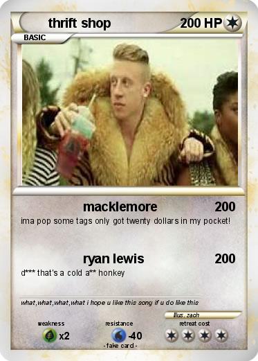 Pokemon thrift shop