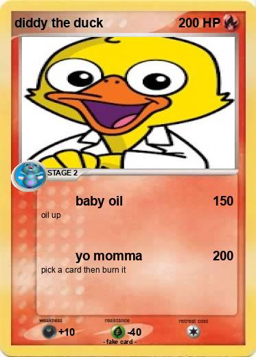 Pokemon diddy the duck