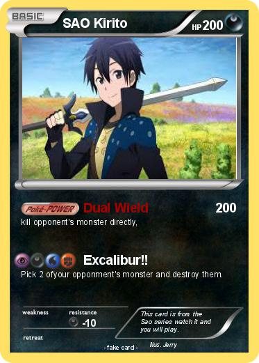 Pokemon SAO Kirito