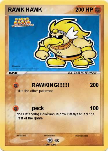 Pokemon RAWK HAWK