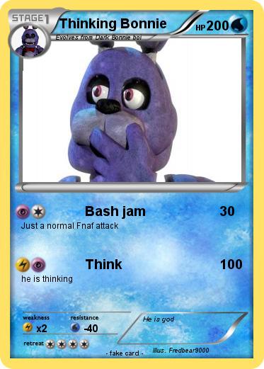 Pokemon Thinking Bonnie