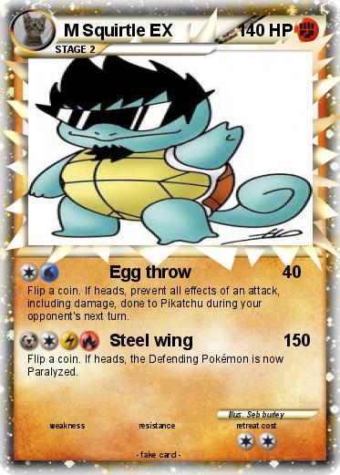 Pokemon M Squirtle EX