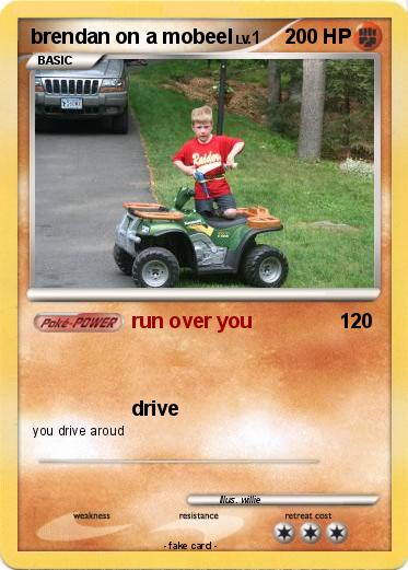 Pokemon brendan on a mobeel