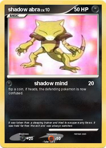 Pokemon shadow abra