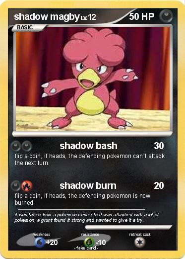 Pokemon shadow magby
