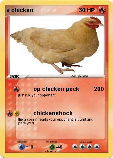 Pokemon a chicken