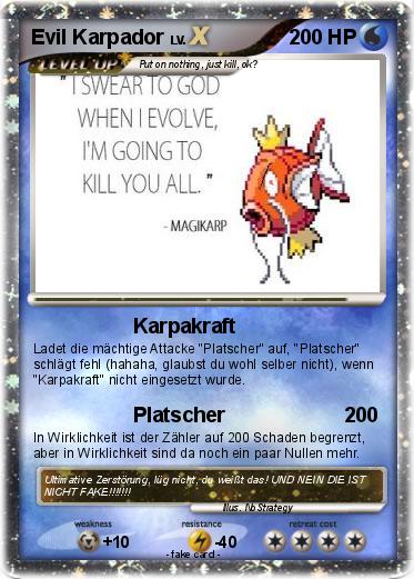 Pokemon Evil Karpador