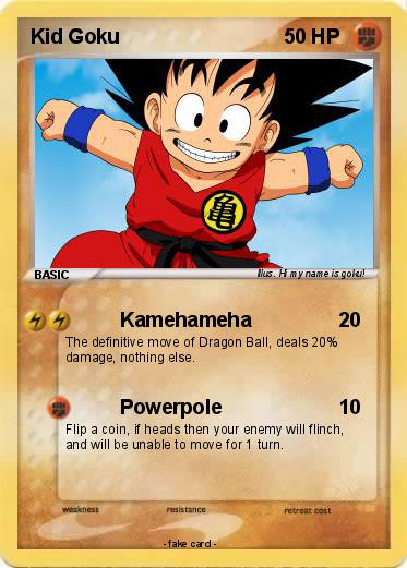 Pokemon Kid Goku