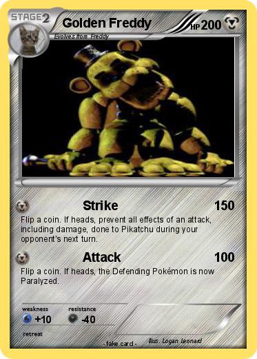Pokemon Golden Freddy