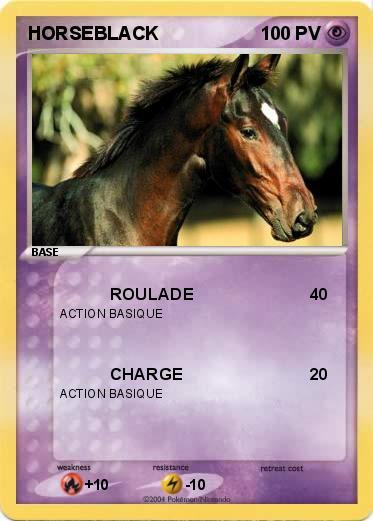 Pokemon HORSEBLACK