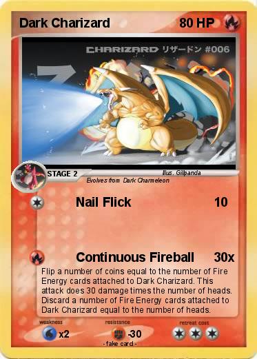 Pokemon Dark Charizard
