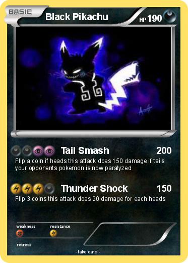 Pokemon Black Pikachu