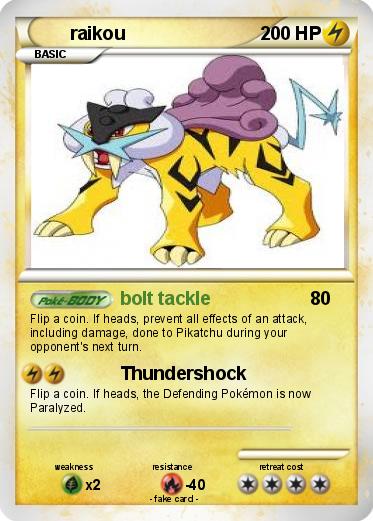 Pokemon raikou