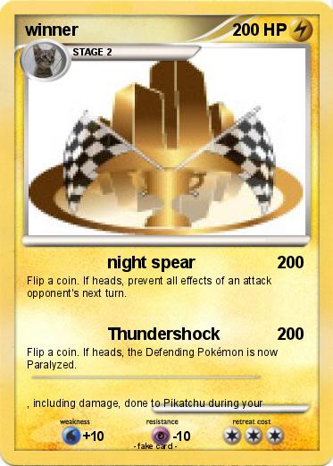 Pokemon winner