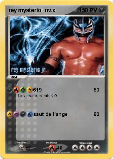 Pokemon rey mysterio  nv.x