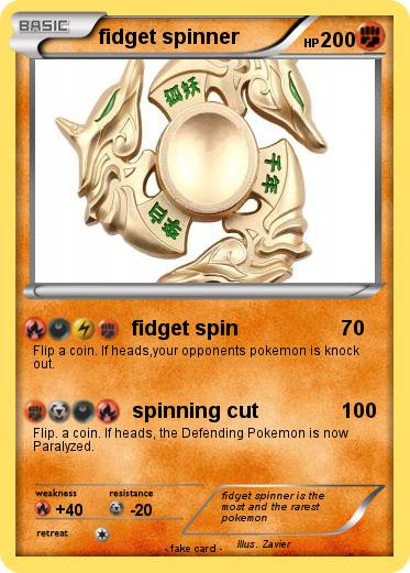 Pokemon fidget spinner