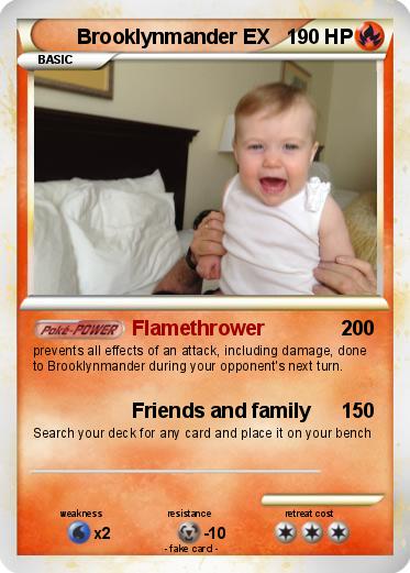 Pokemon Brooklynmander EX