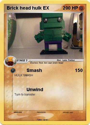 Pokemon Brick head hulk EX