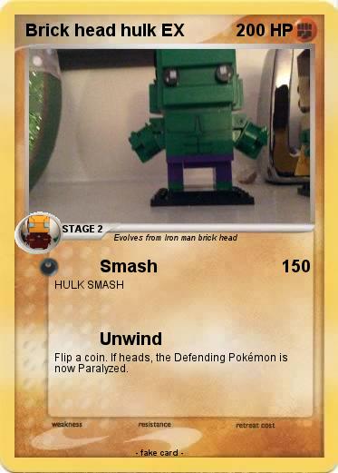 Pokemon Brick head hulk EX