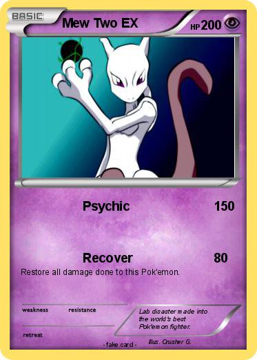 Pokemon Mew Two EX