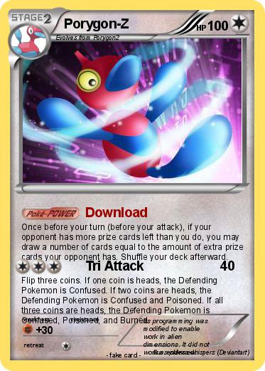 Pokemon Porygon-Z