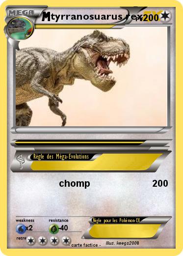 Pokemon tyrranosuarus rex
