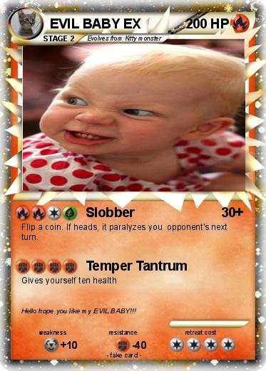 Pokemon EVIL BABY EX