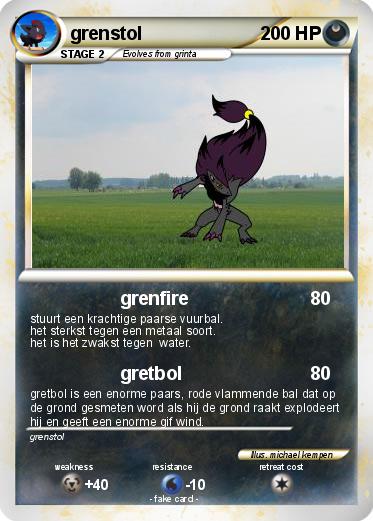 Pokemon grenstol