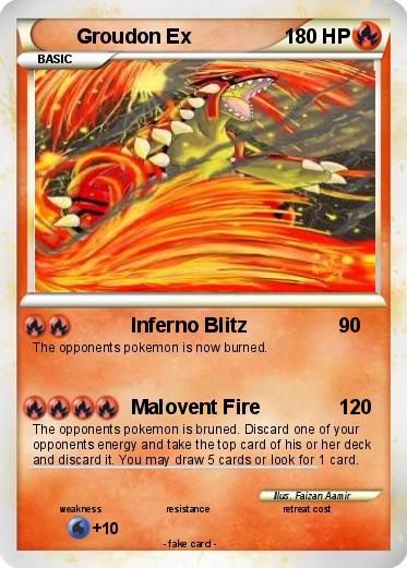 Pokemon Groudon Ex