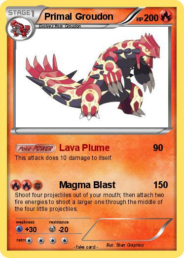 Pokemon Primal Groudon