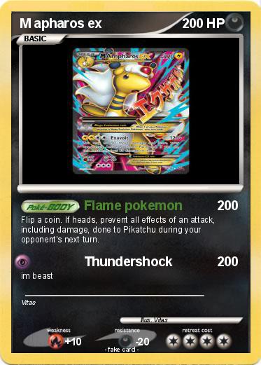 Pokemon M apharos ex