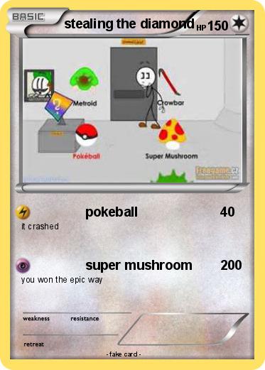 Pokemon stealing the diamond