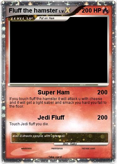 Pokemon Fluff the hamster