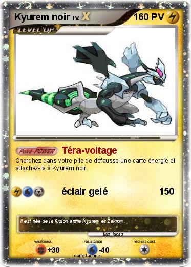 Pokemon Kyurem noir