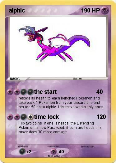 Pokemon alphic