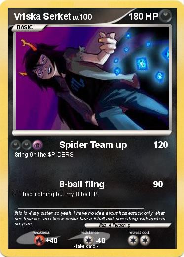 Pokemon Vriska Serket