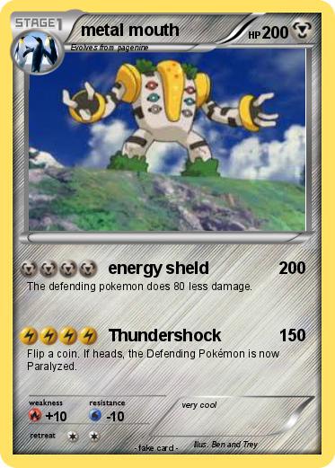 Pokemon metal mouth