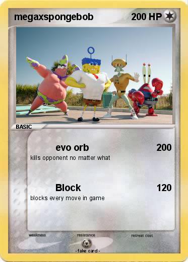 Pokemon megaxspongebob