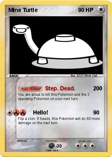 Pokemon Mine Turtle