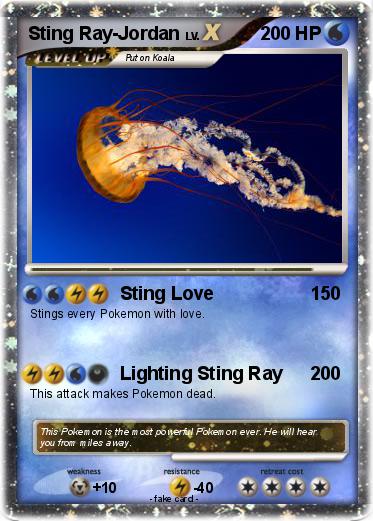 Pokemon Sting Ray-Jordan