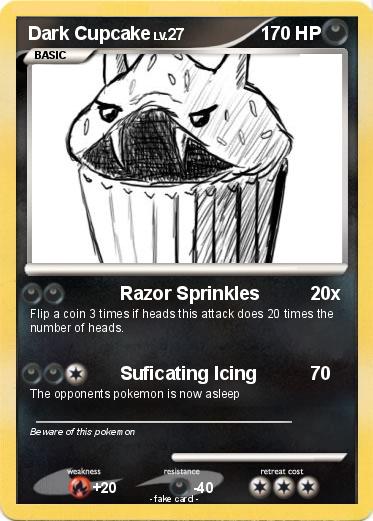 Pokemon Dark Cupcake
