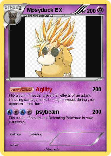 Pokemon Mpsyduck EX