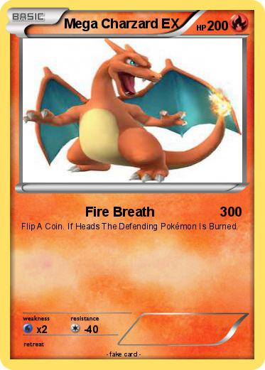 Pokemon Mega Charzard EX