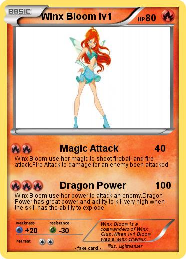 Pokemon Winx Bloom lv1