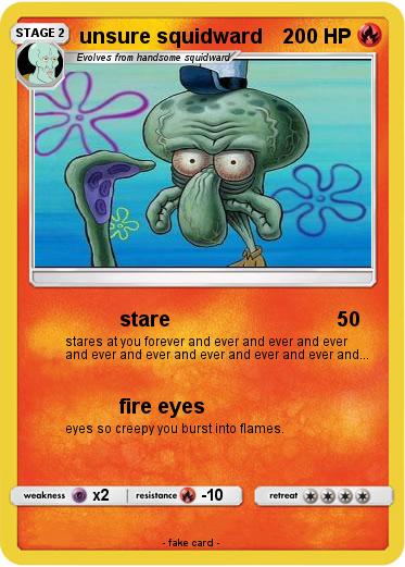 Pokemon unsure squidward
