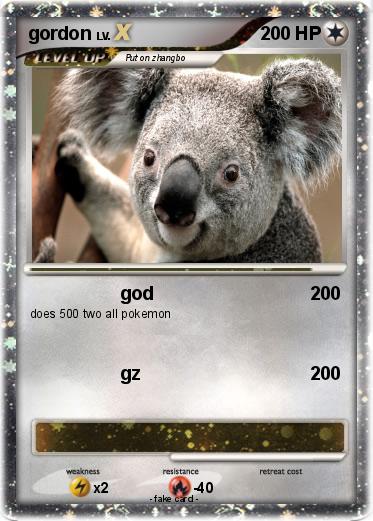 Pokemon gordon