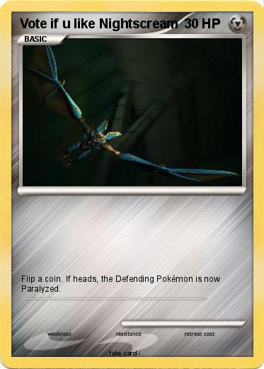 Pokemon Vote if u like Nightscream
