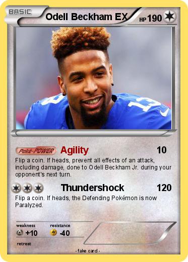 Pokemon Odell Beckham EX