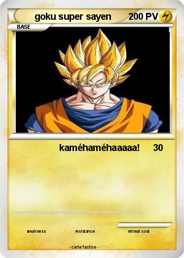 Pokemon goku super sayen